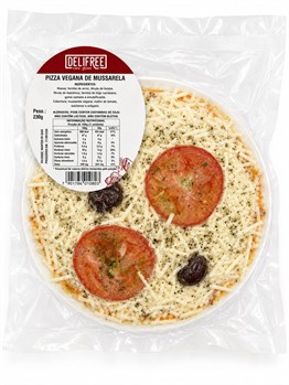 Pizza Vegana de Mussarela Sem Glúten Delifree 230g refrig.