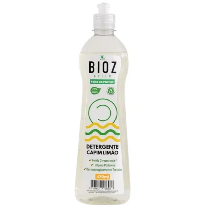 Detergente Capim Limão Bioz Green 470ml