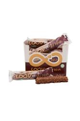 Caixa De Chocolate Vegano Loov Stick Brown - 12 Unidades
