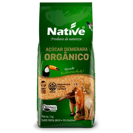 Açúcar Demerara Orgânico Native 1kg