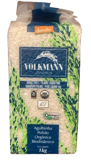 Arroz Aguilhinha Polido Orgânico Volkmann 1KG