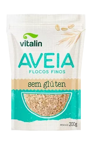 Aveia Flocos Finos Integral Vitalin  200g