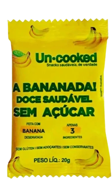 Bananada sem Açúcar Uncooked 20g