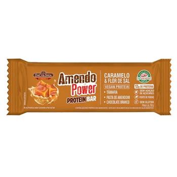 Barra Amendopower Protein Bar Caramelo e Flor de Sal Dacolônia 50g