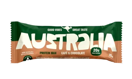 Barra de Proteína Australia Café e Chocolate Harts 70g