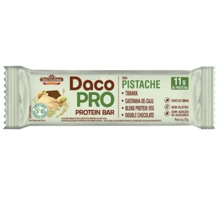 Barra Protein Bar Pistache Dacolônia 50g