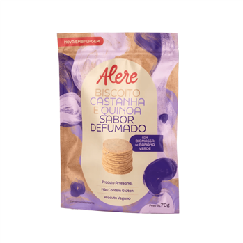 Biscoito De Castanha E Quinoa Defumado Alere  70g