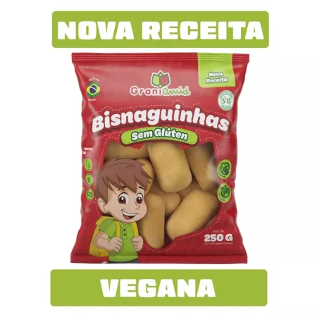 Bisnaguinha Sem Glúten Grani Amici 250g