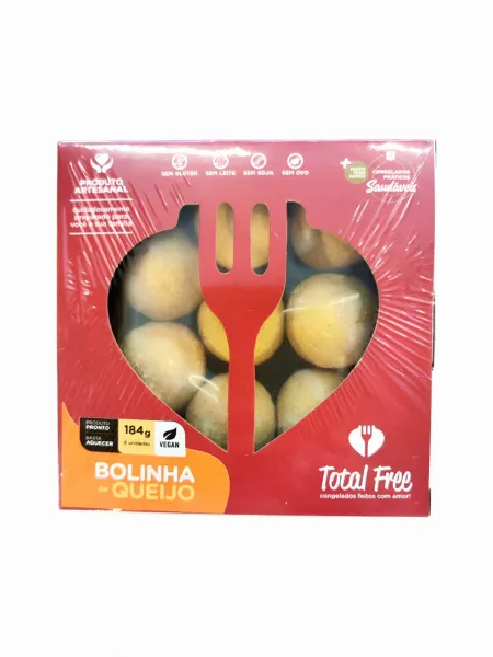 Bolinha de Queijo Vegana Total Free 184g refrig.