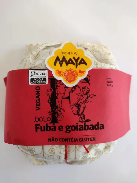 Bolo de Fuba com Goiabada Sem Gluten House of Maya 340g Refrig.