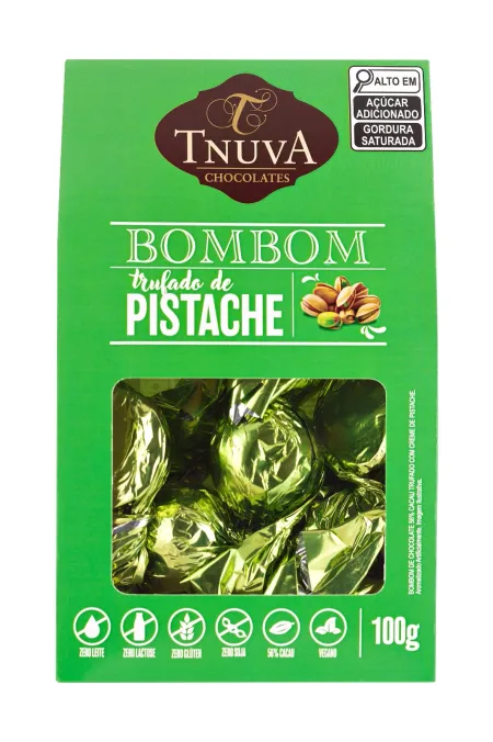 Bombom Trufado de Pistache Tnuva 100g