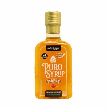 Calda de Fibra de Tapioca Sabor Maple Puro e Leve 280g