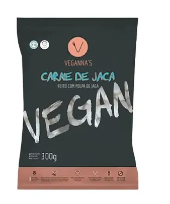 Carne de Jaca Sem tempero Vegannas 300g refrig.
