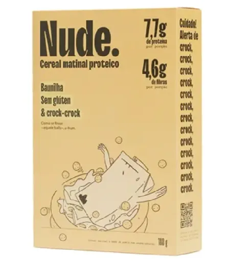 Cereal Matinal Aveia Proteico Baunilha Nude 180g