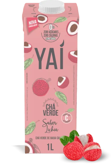 Chá Verde Sabor Lichia Yaí 1L