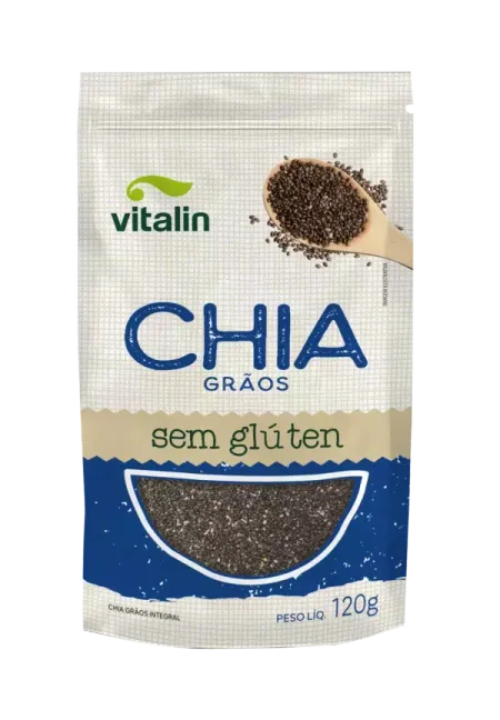 Chia Grãos Integral Vitalin 120g