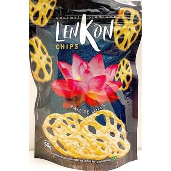 Chips Gourmet Raiz de Lotus Lenkon Ervas Finas 50g