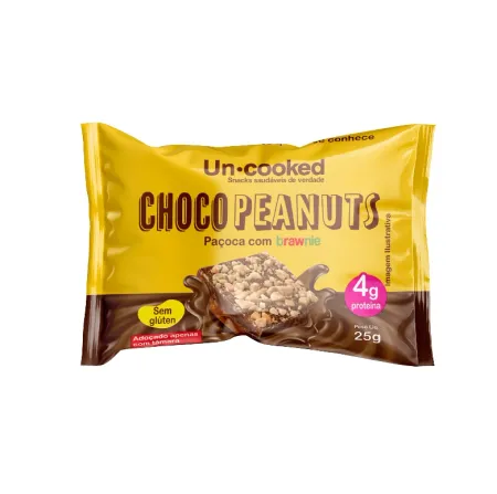 Choco Penuts Paçoca com Brawnie Uncooked 25g