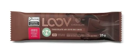 Chocolate ao Leite de Coco Loov 25g