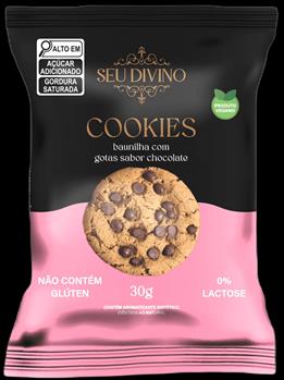 Cookie de Baunilha com Gotas sem Gluten Seu Divino 30g