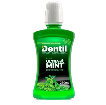 Enxaguante Bucal Ultra Mint Refrescante sem Flúor Dentil 250ml