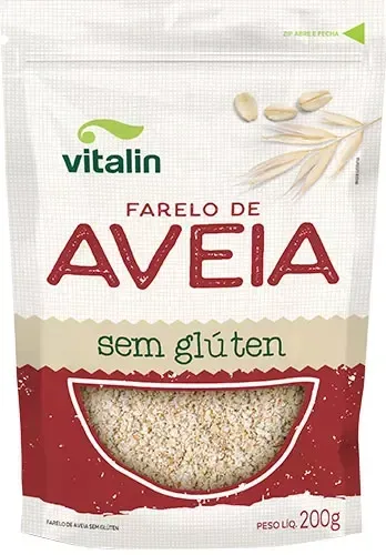 Farelo De Aveia Integral sem Glúten Vitalin 200g