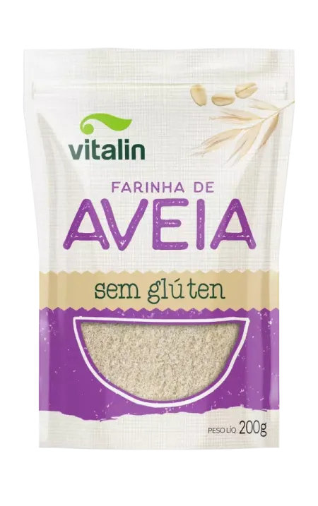 Farinha De Aveia Integral Sem Gluten Vitalin 200g