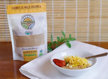 Farinha de Maçã Orgânica Organovita 100g