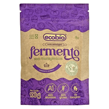 Fermento Não Transgênico Para Bolo Ecobio 100g