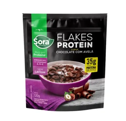 Flakes Protein Chocolate com Avelã Sora 120g
