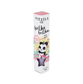 Gloss Infantil Brilha Brilha Cor Aurora Vizzela 3ml