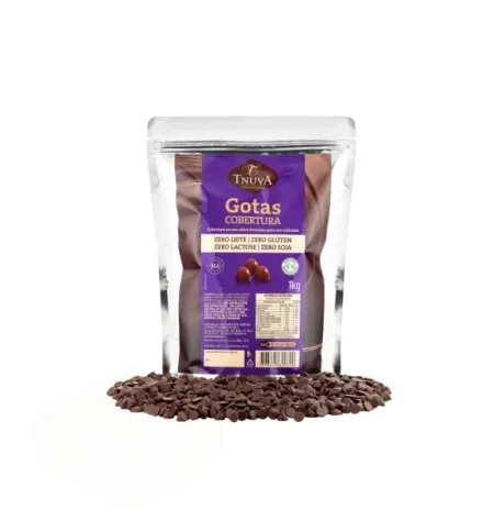 Gotas de Chocolate Vegano Tnuva 1Kg