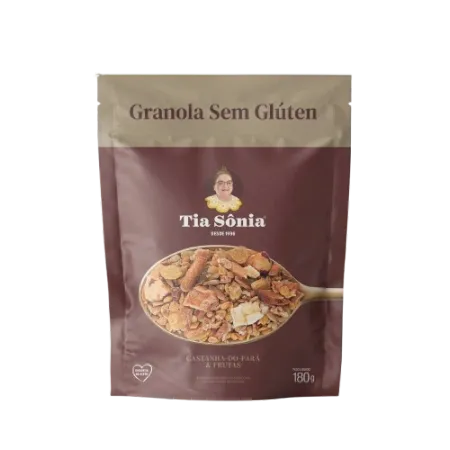 Granola Castanha do Pará e Frutas sem Glúten Tia Sônia 180g