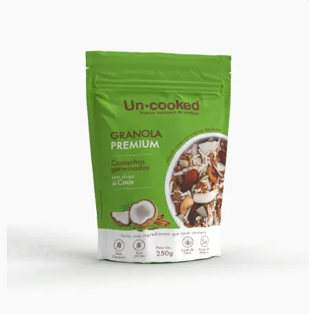 Granola Premium Castanhas Germinadas com Chips de Coco Uncooked 250g