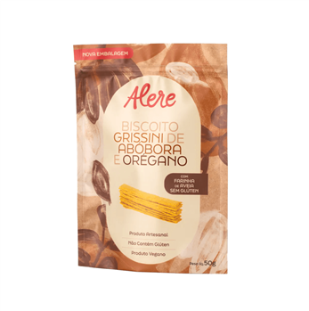 Grissini De Abobora Com Orégano Alere 50g