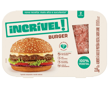 Hamburguer De Carne Vegetal Incrivel 226g refrig.