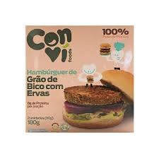 Hamburguer De Grao De Bico Com Ervas Convi 180g refrig.