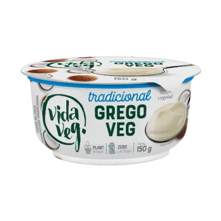 Iogurte Vegano Grego Tradicional Vida Veg 150g refrig.