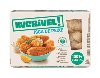 Isca de Peixe Vegetal Incrivel 300g refrig.