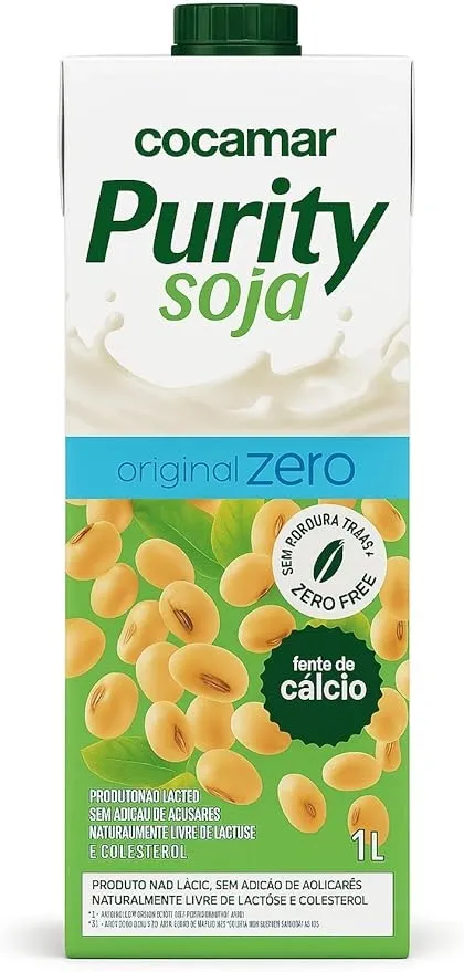 Leite  de Soja Original  Zero Purity 1L