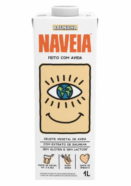 Leite Vegetal Baunilha Naveia 1L