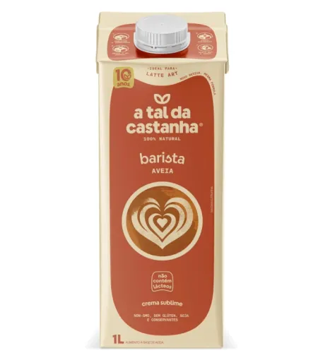 Leite Vegetal de Aveia Sem GLuten Barista A Tal Da Castanha 1L