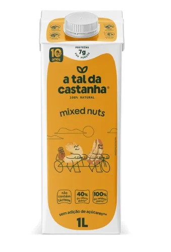 Leite Vegetal Mixed Nuts A Tal Da Castanha 1L