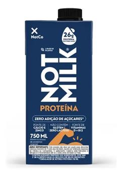 Leite Vegetal Proteico Zero Açucar Notmilk 750ml : ALIMENTOS