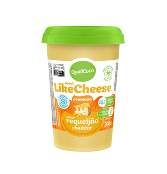 Likecheese Sabor Requeijão Cheddar Qualicoco 200g refrig.