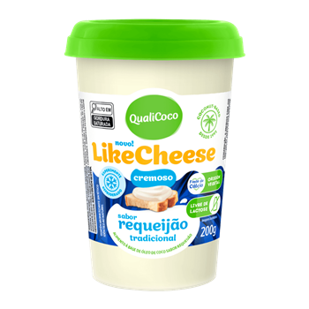 Likecheese Sabor Requeijão Tradicional Qualicoco 200g refrig.
