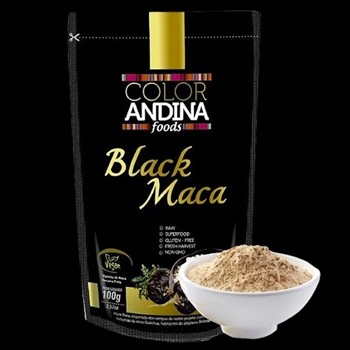 Maca Peruana Preta Black Color Andina 100g