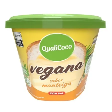Manteiga De Coco Sabor Manteiga C/ Sal Qualicoco 200g