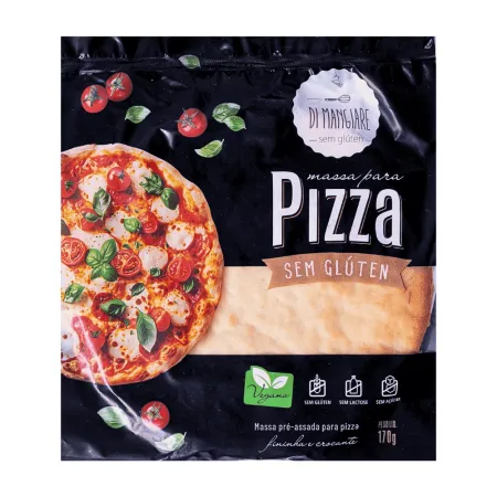 Massa de Pizza Sem Glúten Di Mangiare 170g