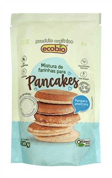Mistura de Farinha Para Pancakes Ecobio 250g